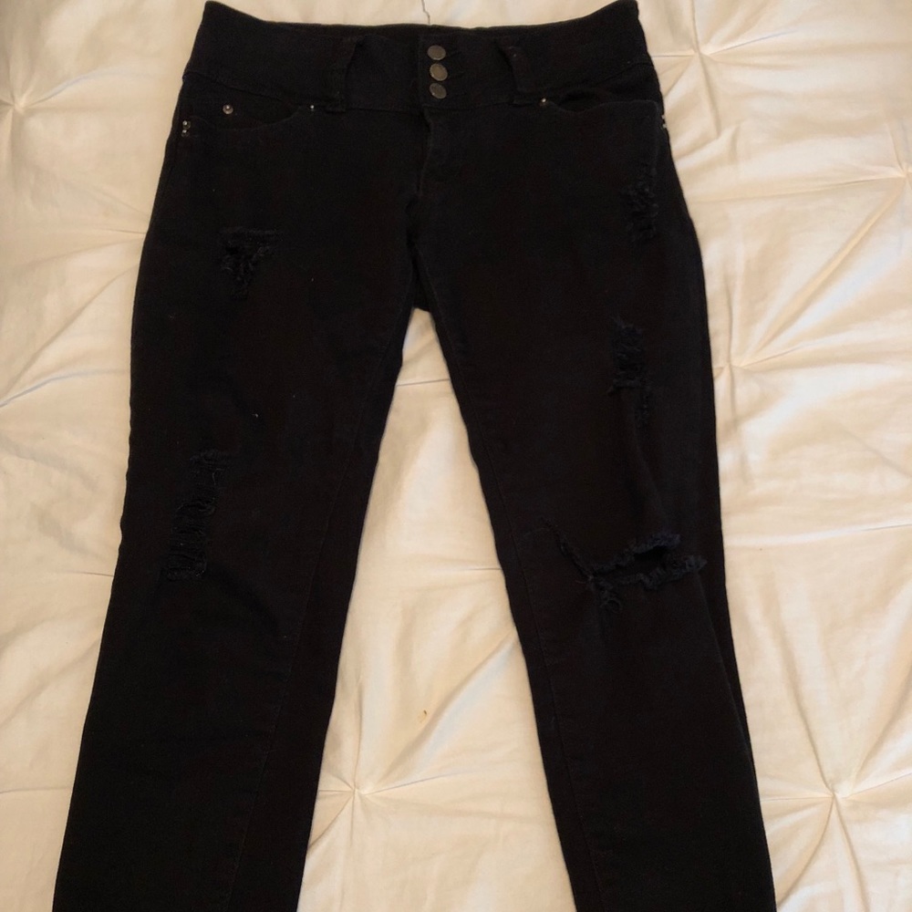 Cropped ankle jeans